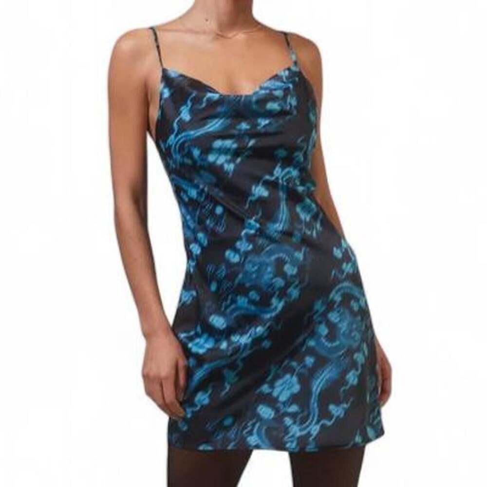 Urban Outfitters UO Mallory Cowl Slip Dress